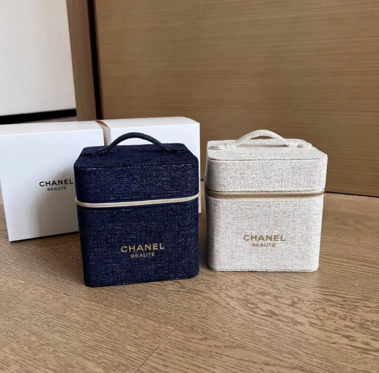 Chanel Denim Vanity Bag
