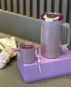 Starbucks Galaxy Glitter Twin Thermos Mug