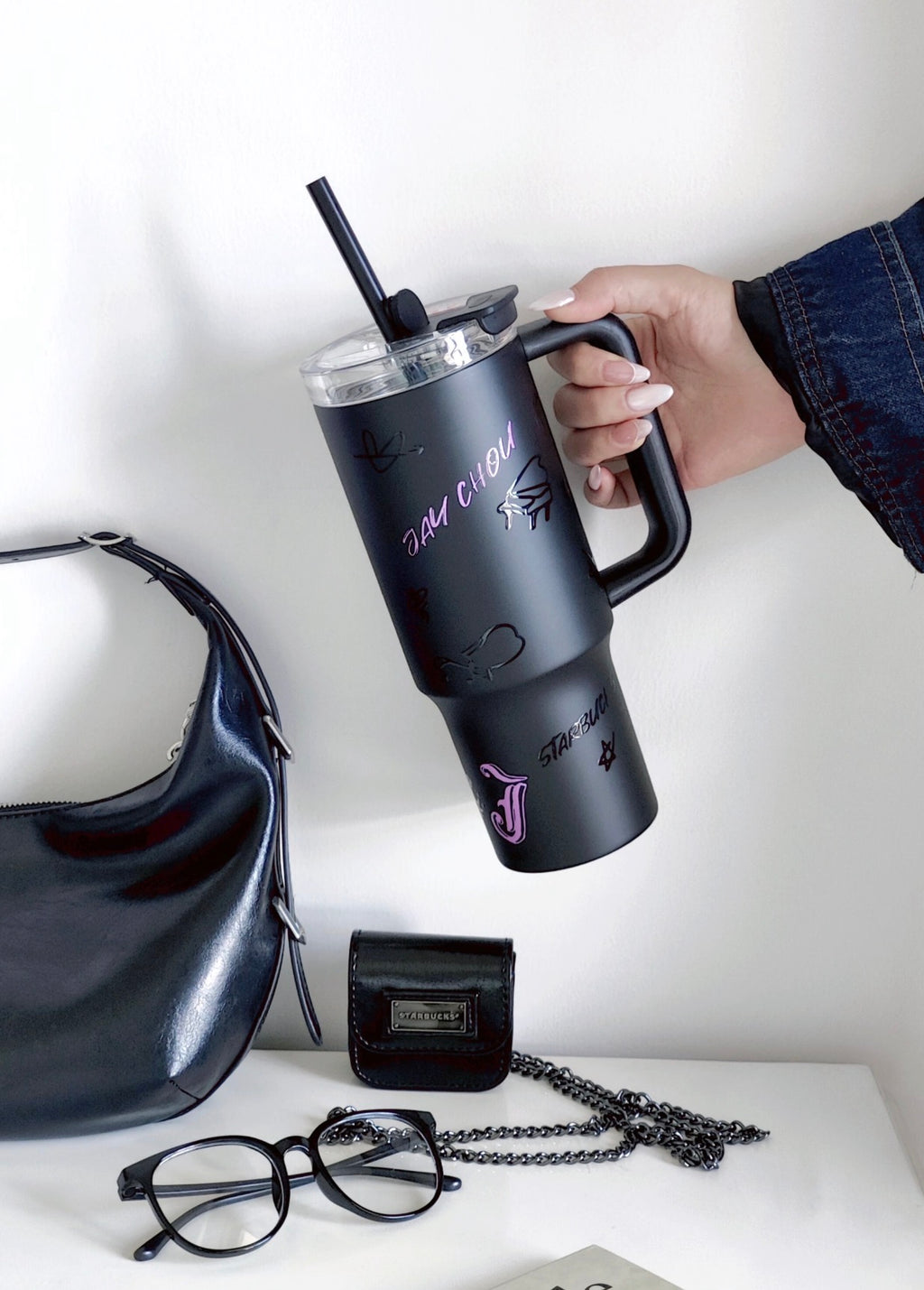 Starbucks JayChou Side Handle with Pouch