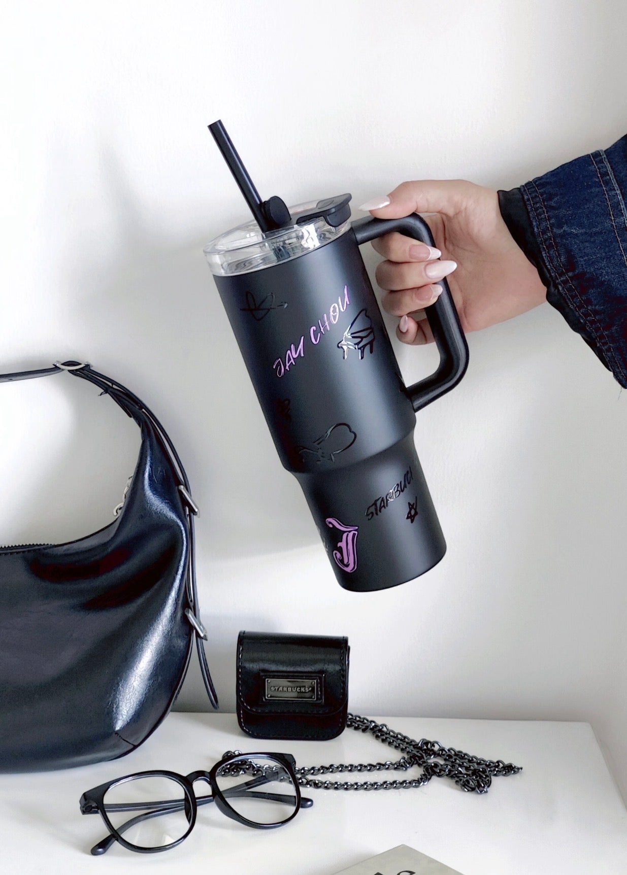 Starbucks JayChou Side Handle with Pouch