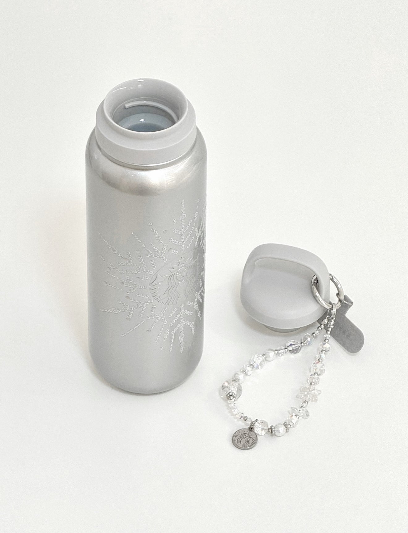 Starbucks Winter Thermos Tumblr with Phone Chain