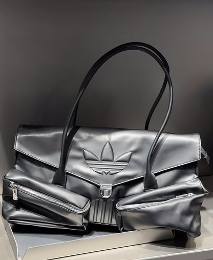 Adidas New Black Leather Bag