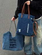 Starbucks Denim Backpack