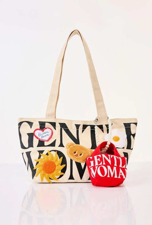 GentleWoman ButterBear 2.0 Logo Tote Bag
