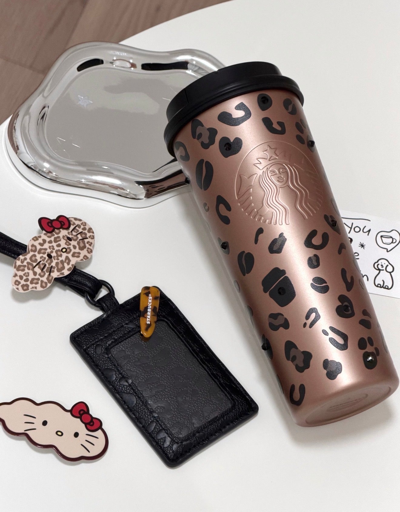 Starbucks Leopard Tumblr Gift Set