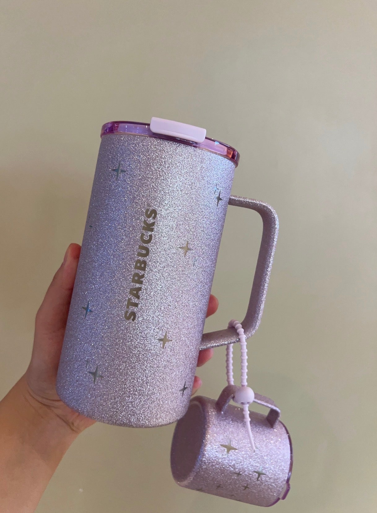 Starbucks Galaxy Glitter Twin Thermos Mug