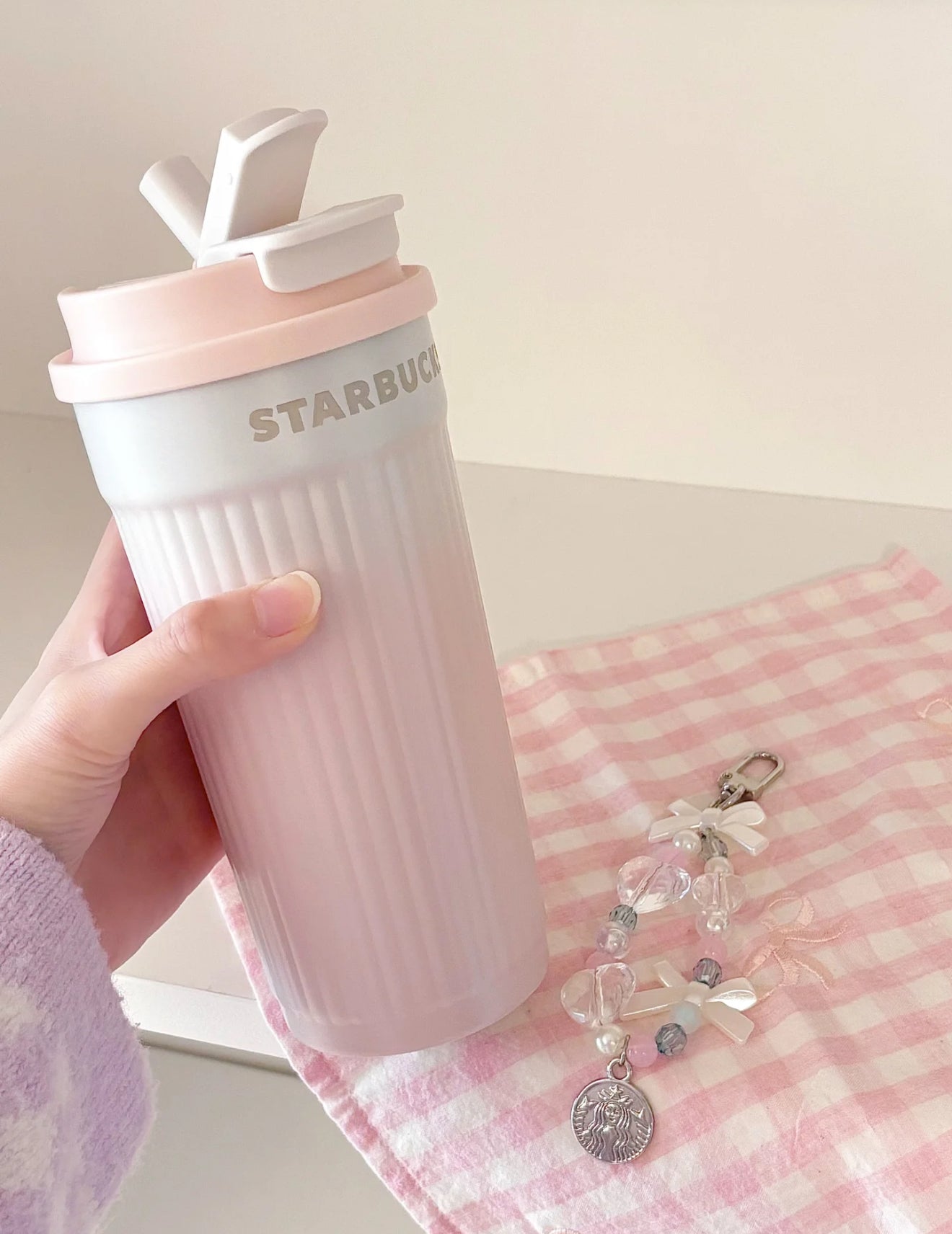 Starbucks Pink Keychain Thermos