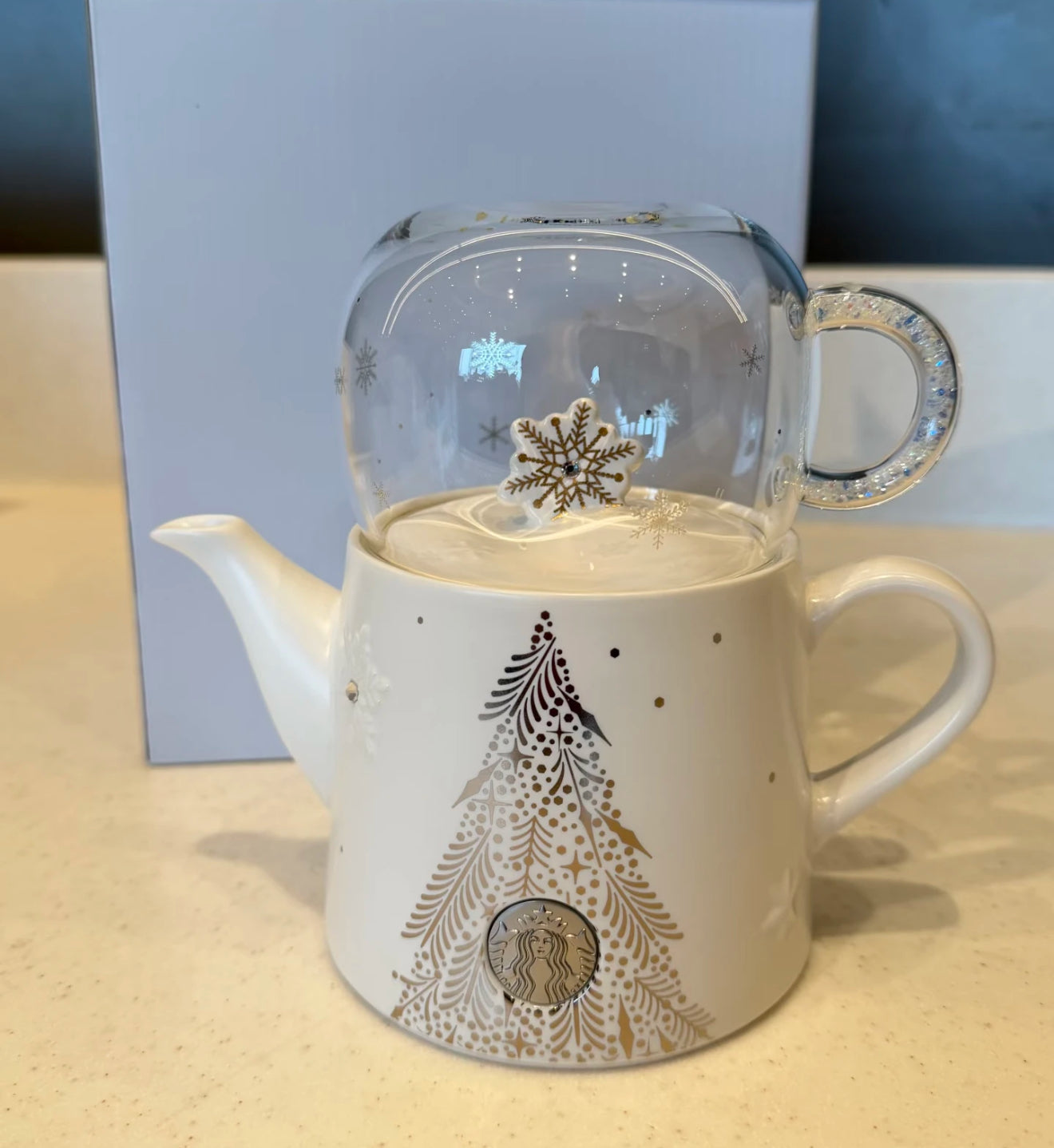 Starbucks Winter SnowGlobe Mug
