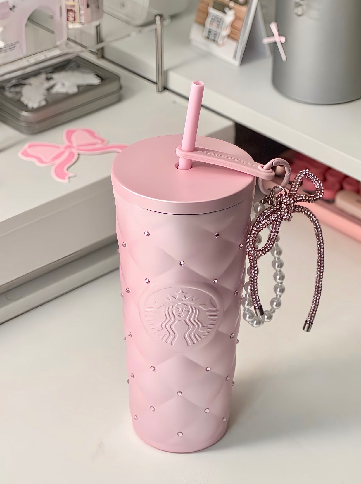 Starbucks Valentines Diamond Thermos
