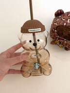 Starbucks Leopard Brown Bear Tumblr
