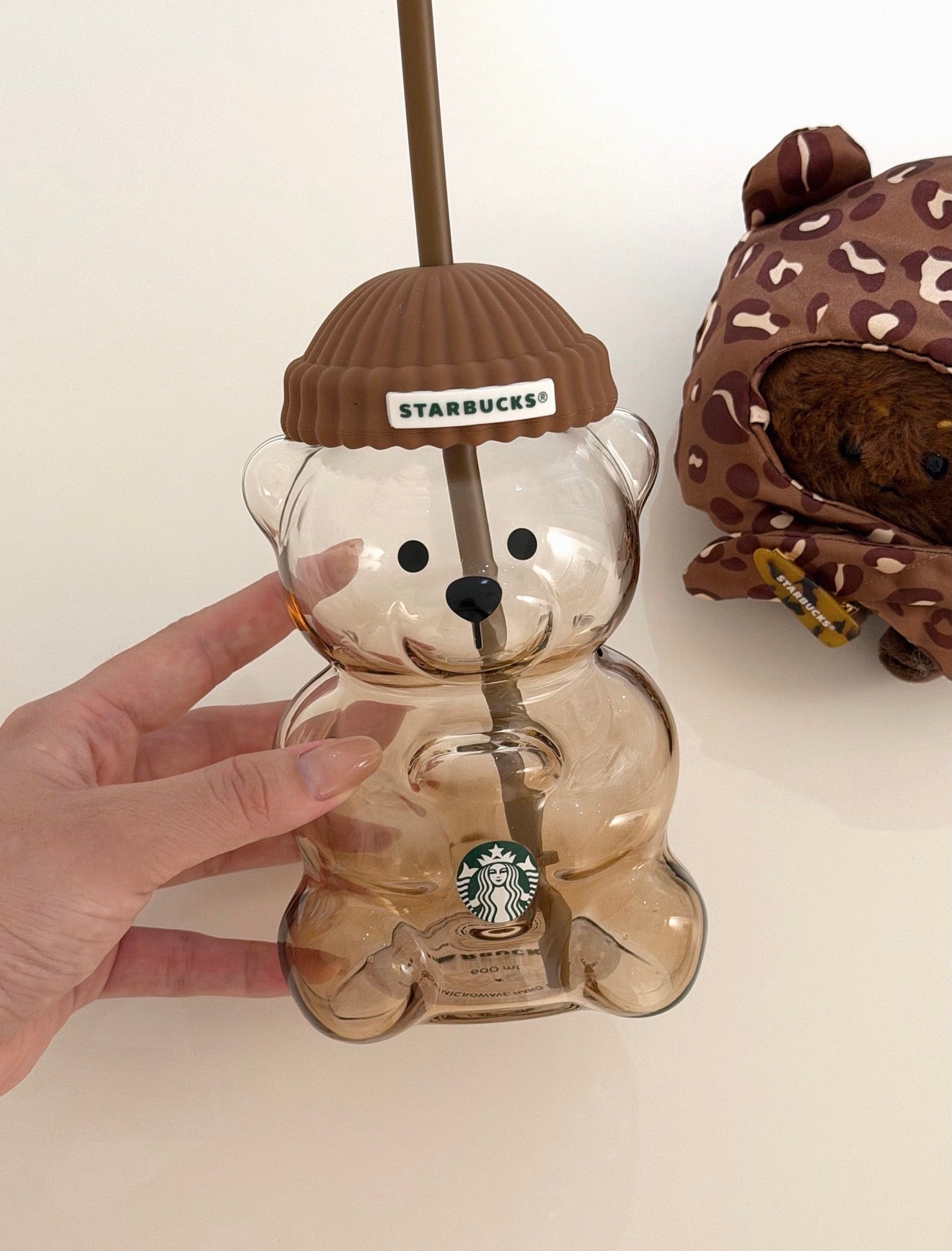 Starbucks Leopard Brown Bear Tumblr