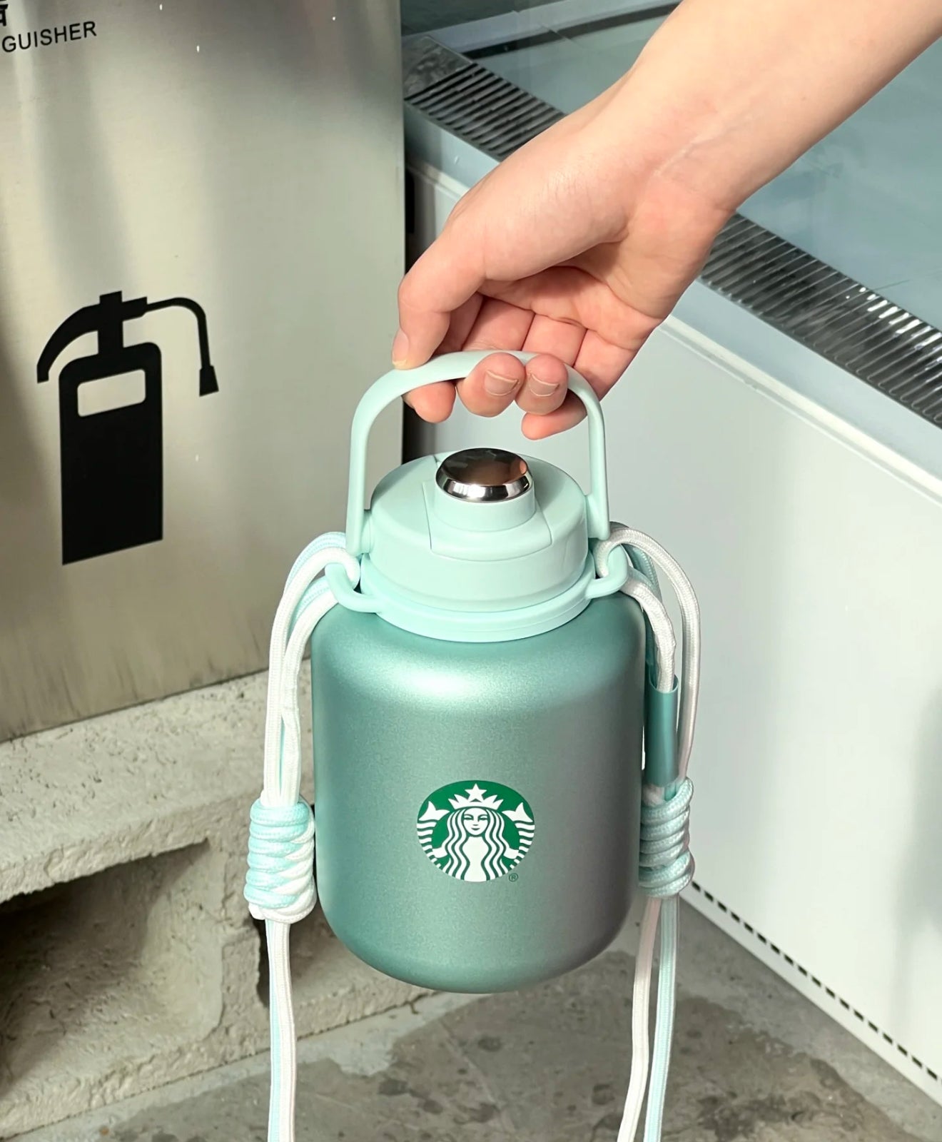 Starbucks Minty Summer Chubby Flask