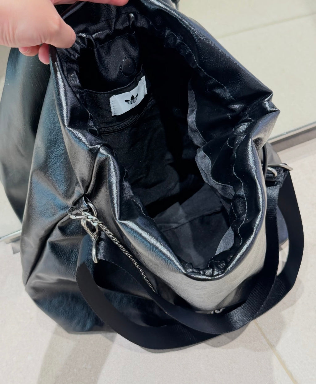 Adidas New Chain Leather Bag