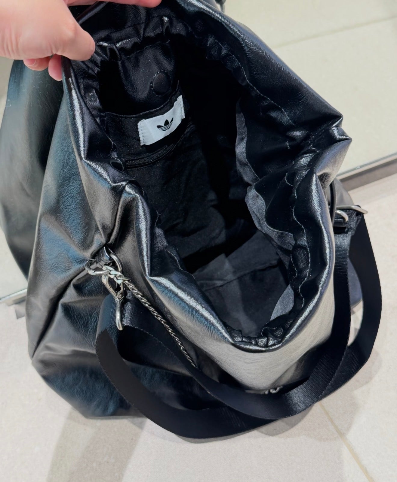 Adidas New Chain Leather Bag