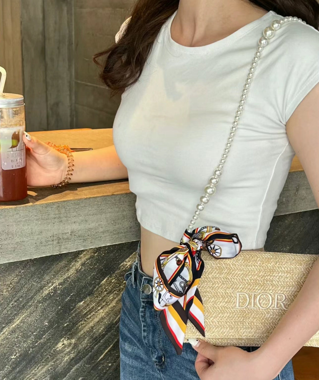 Dior Straw Bag