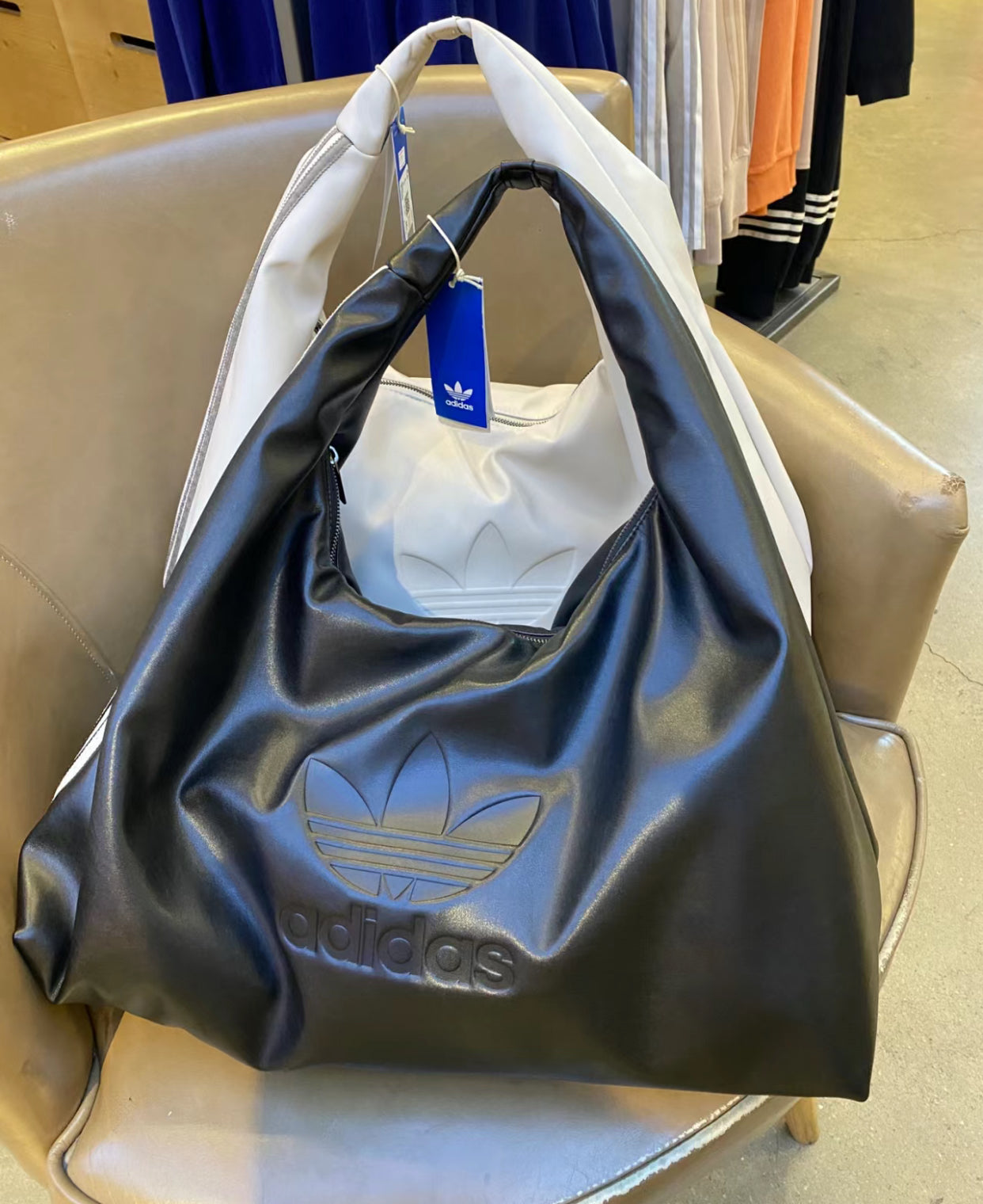 Adidas Pu Soft Leather Shoulder Bag