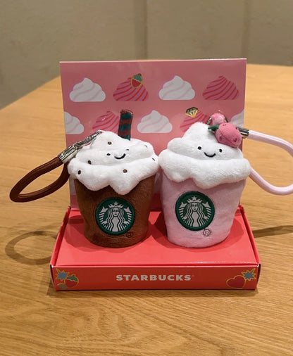 Starbucks Plush Toy Keychain Set