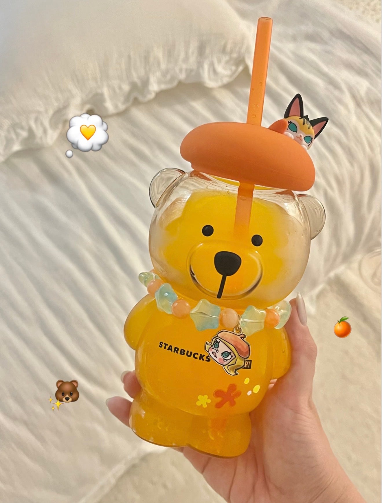 Starbucks x Molly Bear Straw Tumblr