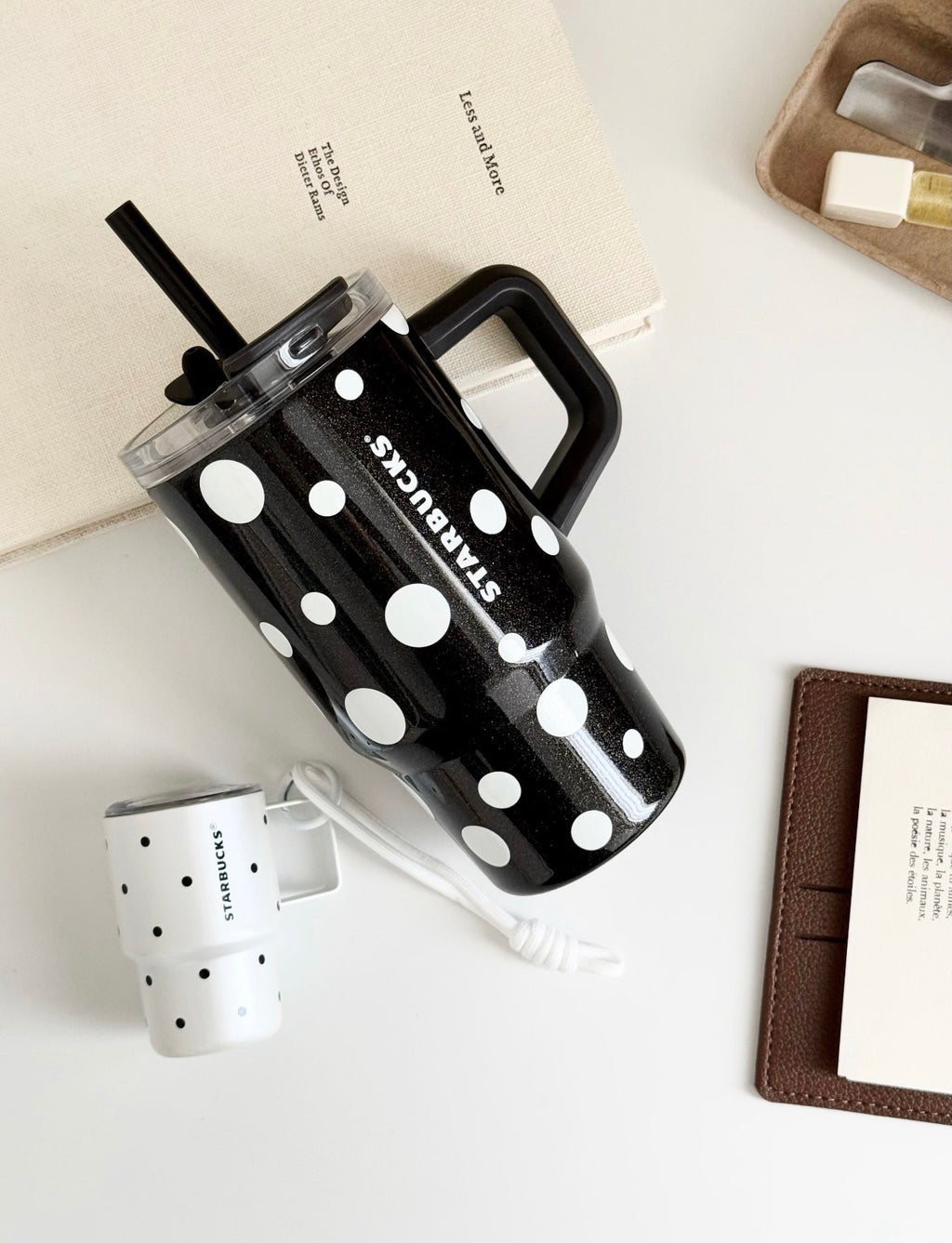 Starbucks x Polka Dots Black Tumblr