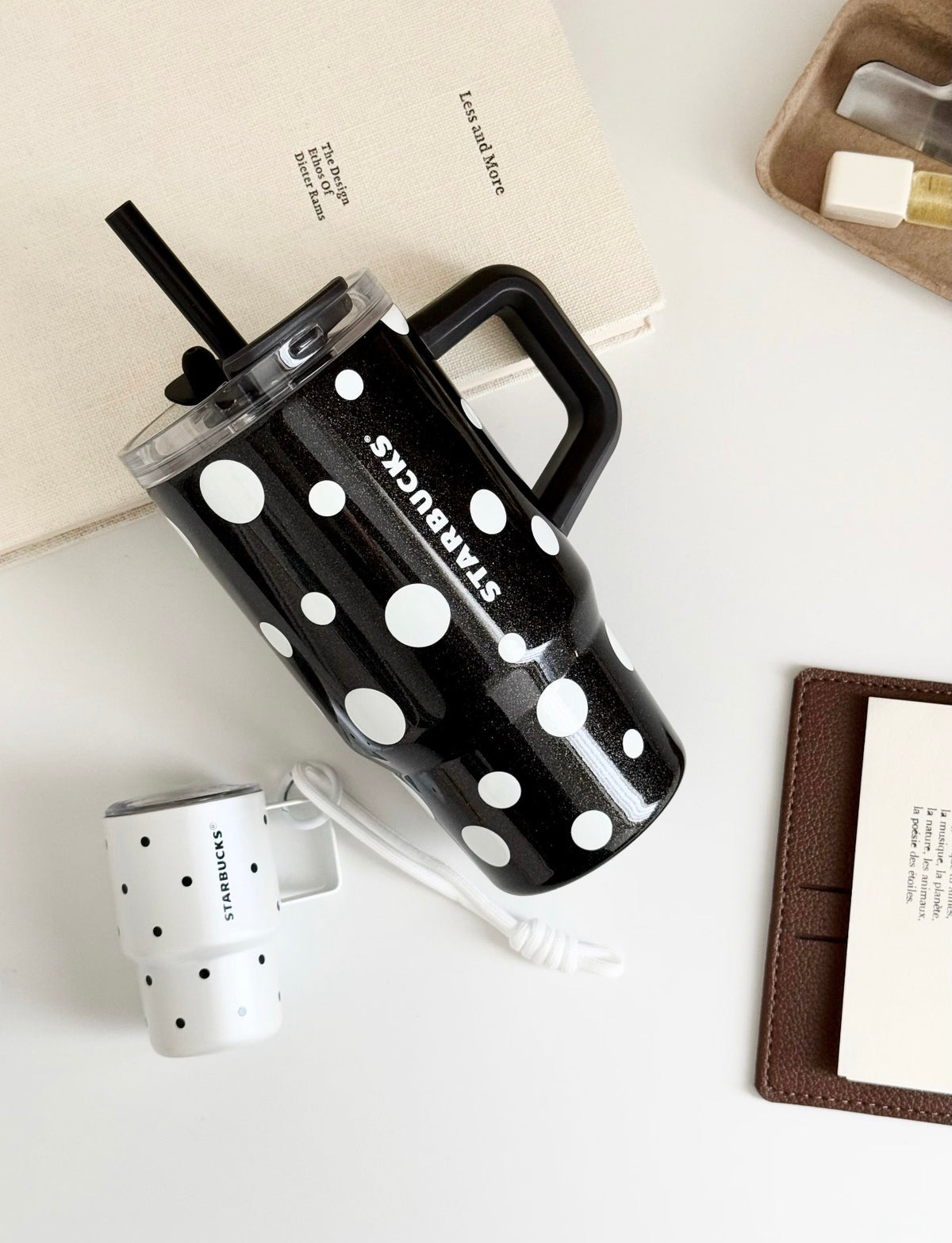 Starbucks x Polka Dots Black Tumblr