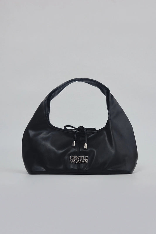 GentleWoman Ribbon Leather Black Bag