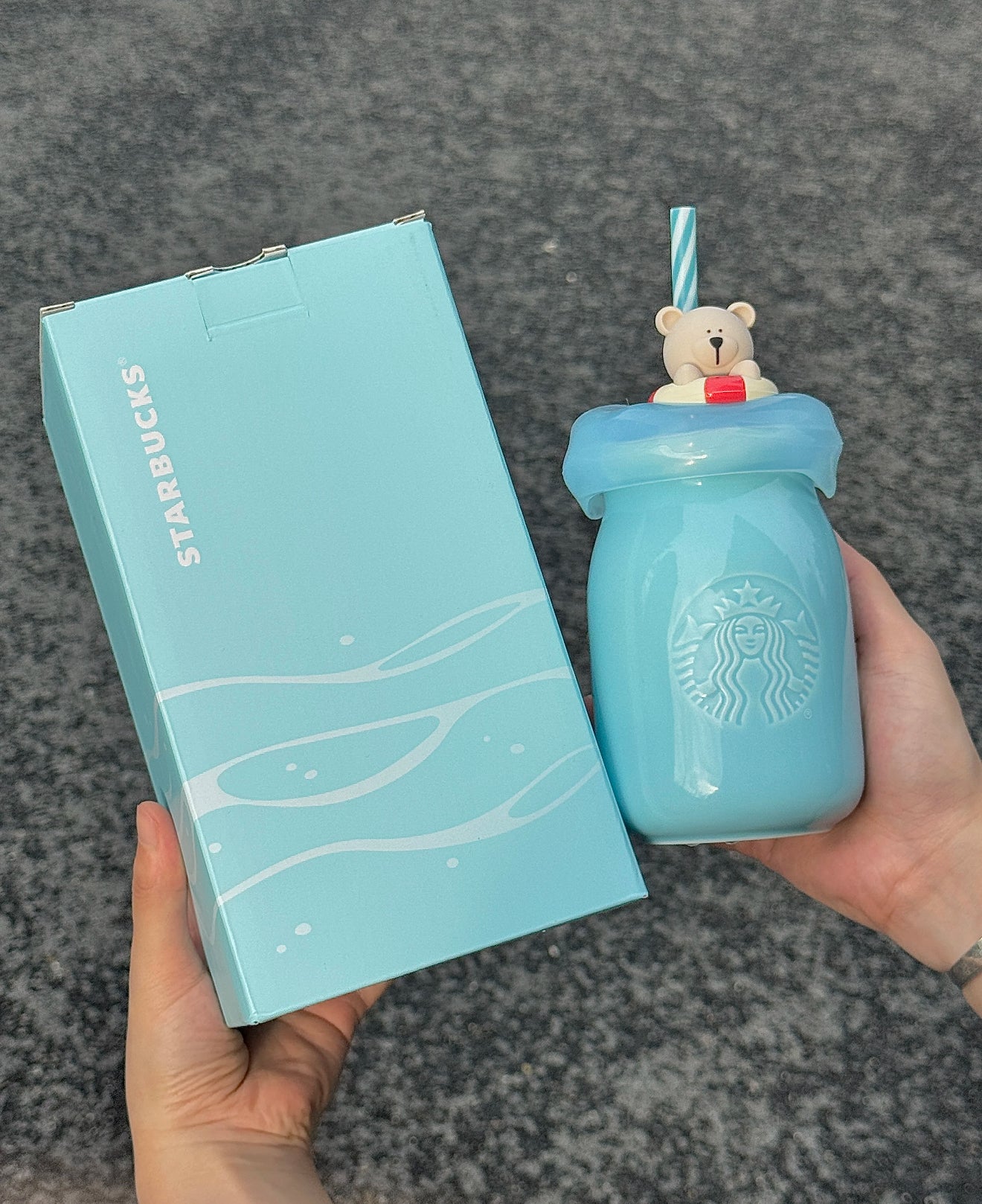 Starbucks Pool Bear Water Tumblr