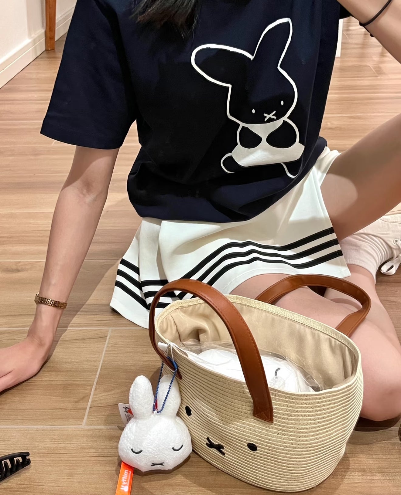 Miffy Rattan Bag