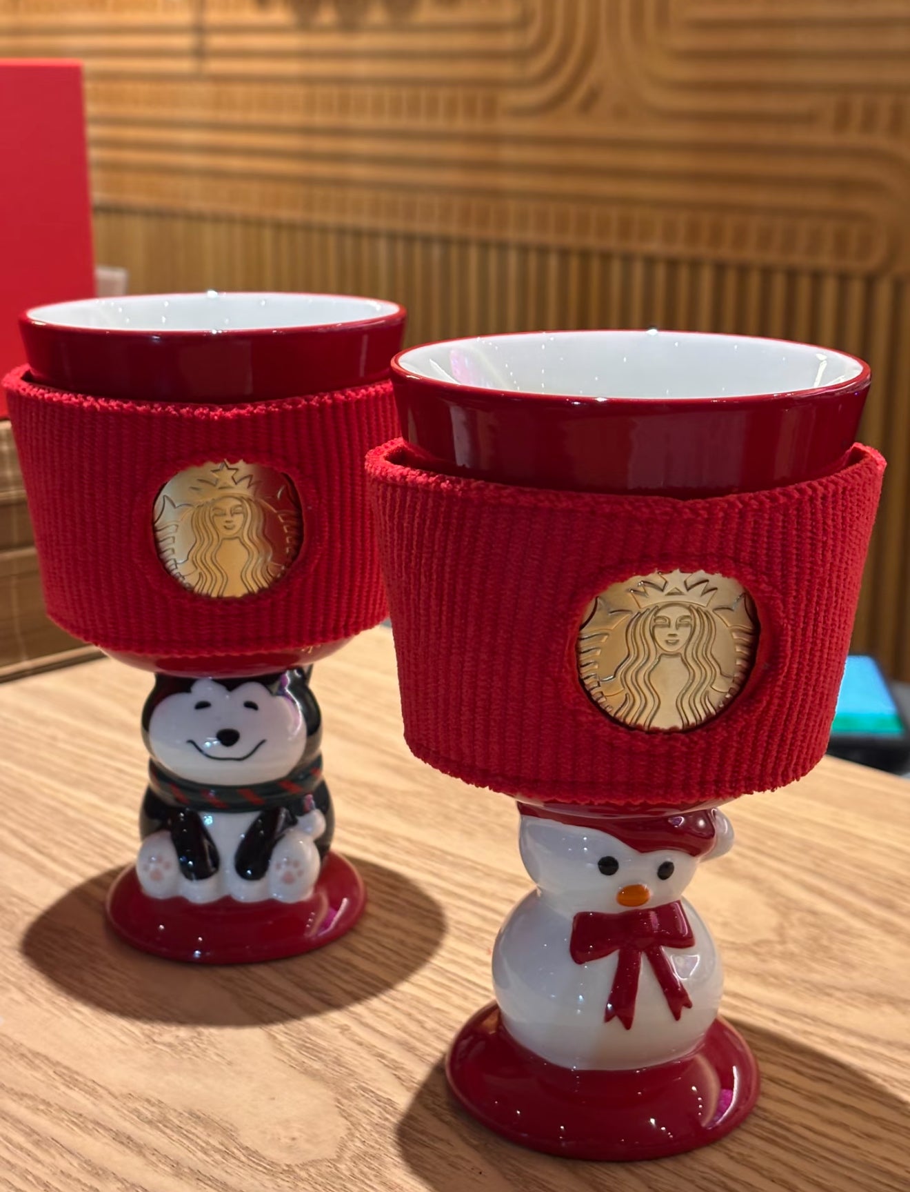 Starbucks Christmas Twin Mug Cup