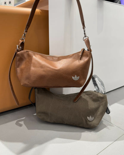 Adidas Leather Hobo Sling Bag