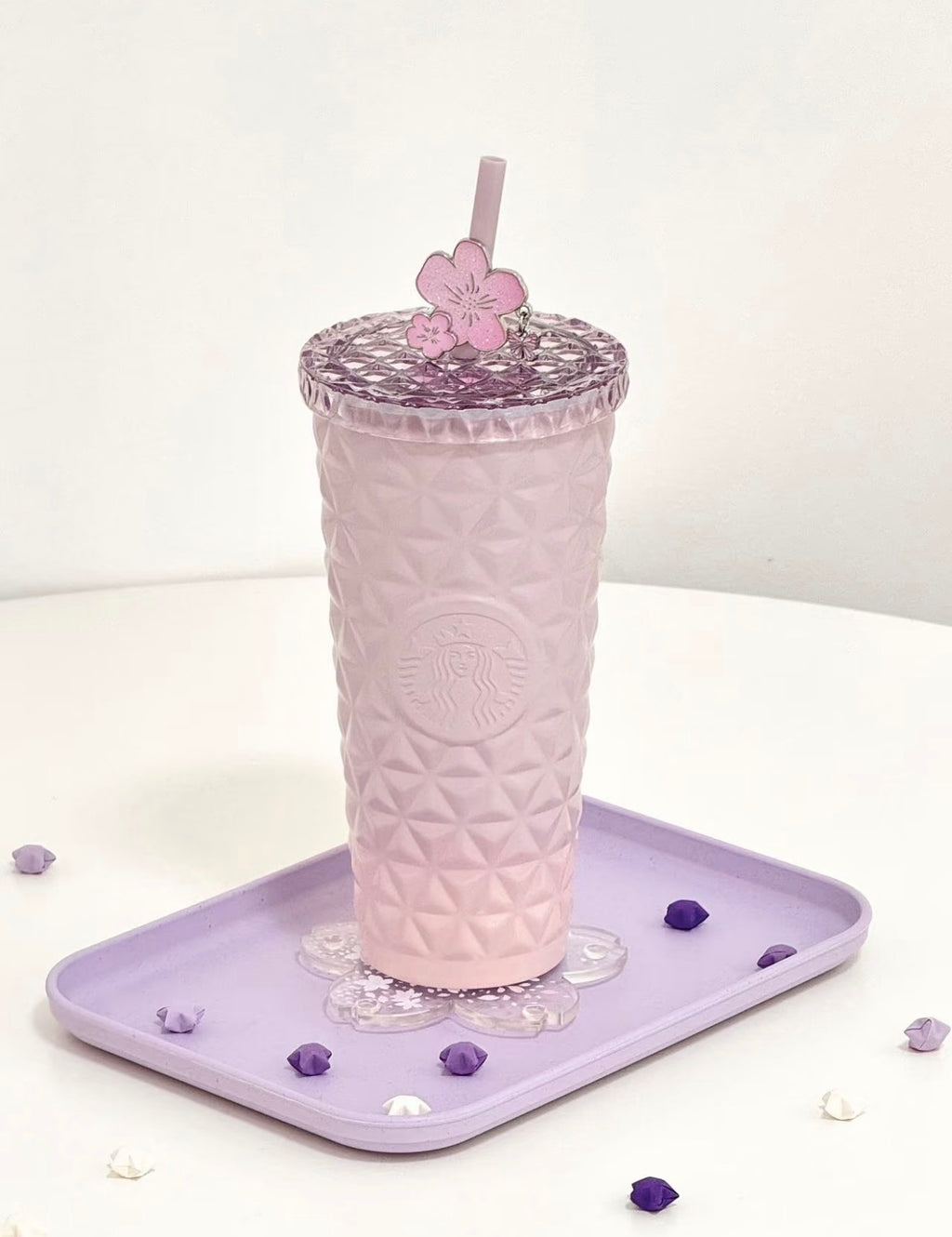 Starbucks Sakura Purple Diamond Flask