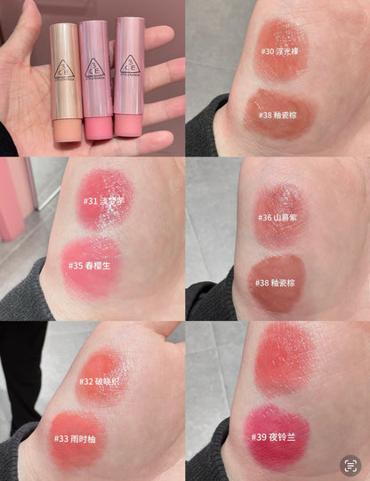3CE Juicy Lip 水润唇膏