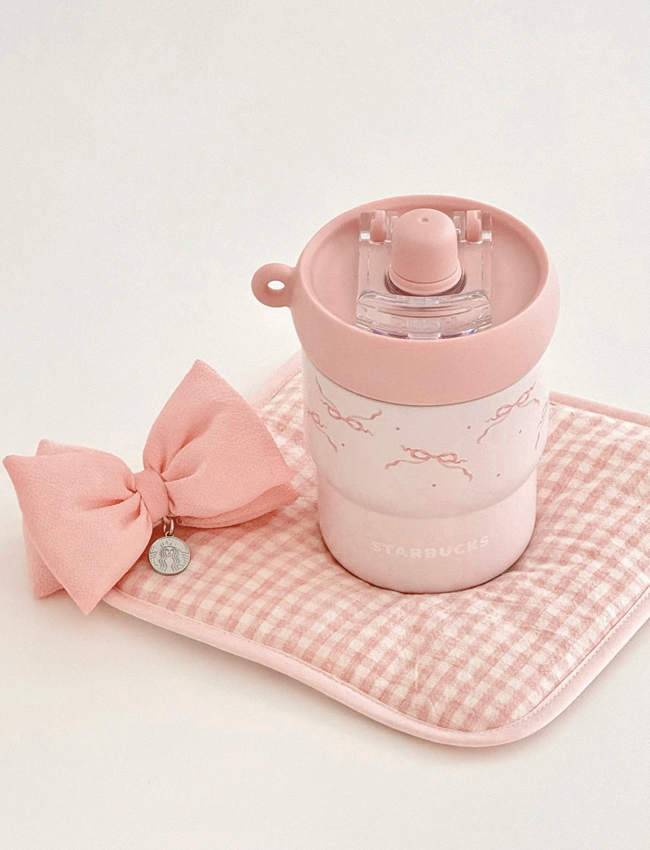Starbucks x 520 Ribbon Pink Flask