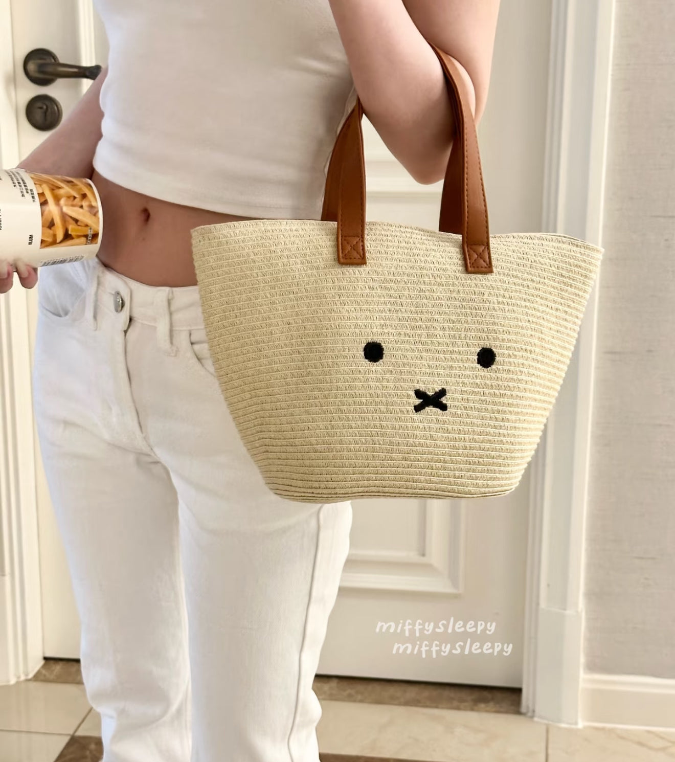 Miffy Rattan Bag