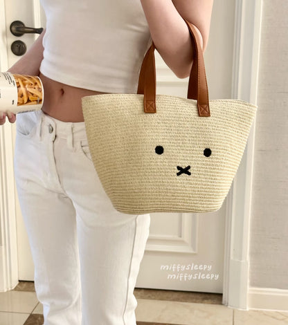 Miffy Rattan Bag