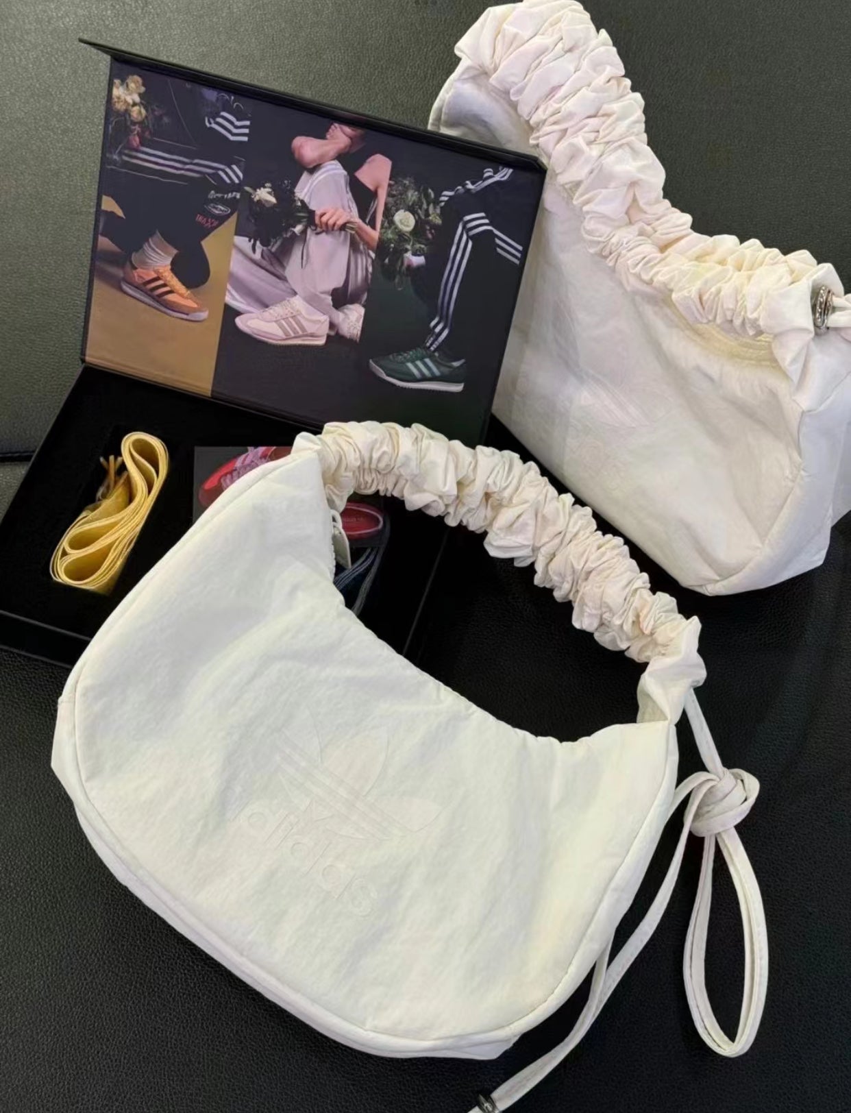 Adidas White Shoulder Bag