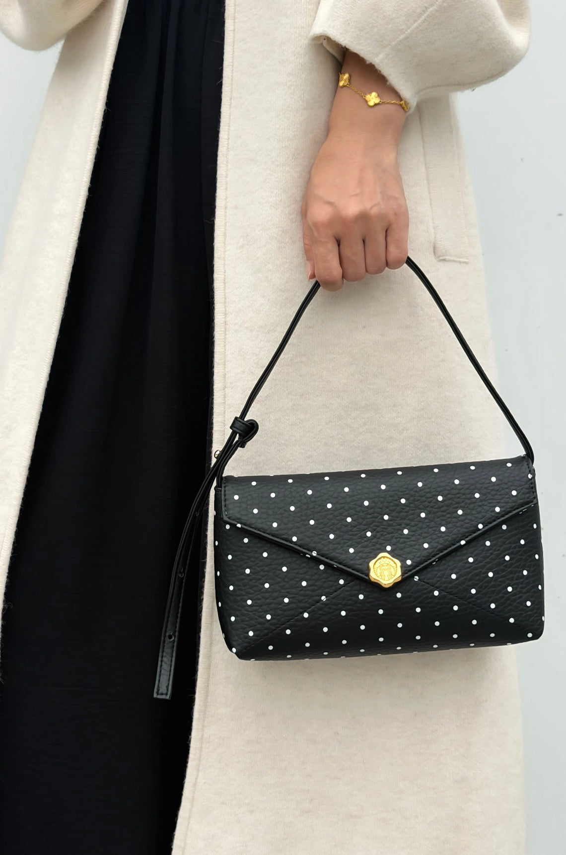 Starbucks x Polka Dots Black Bag Tumblr Set