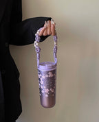 Starbucks Sakura Crochet Handle Flask