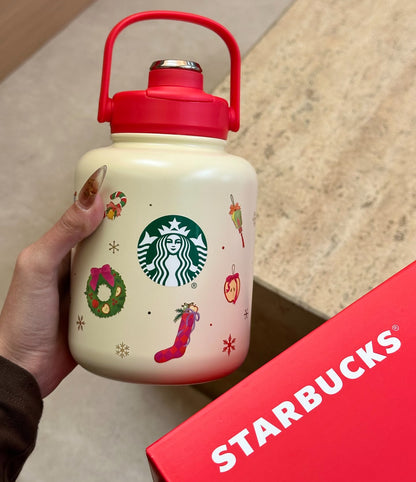 Starbucks Christmas Reindeer Chubby Flask