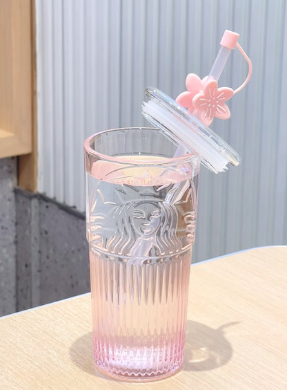 Starbucks Sakura Straw Glass