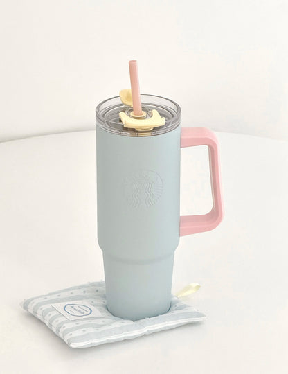 Starbucks Pastel Blue Pink Thermos