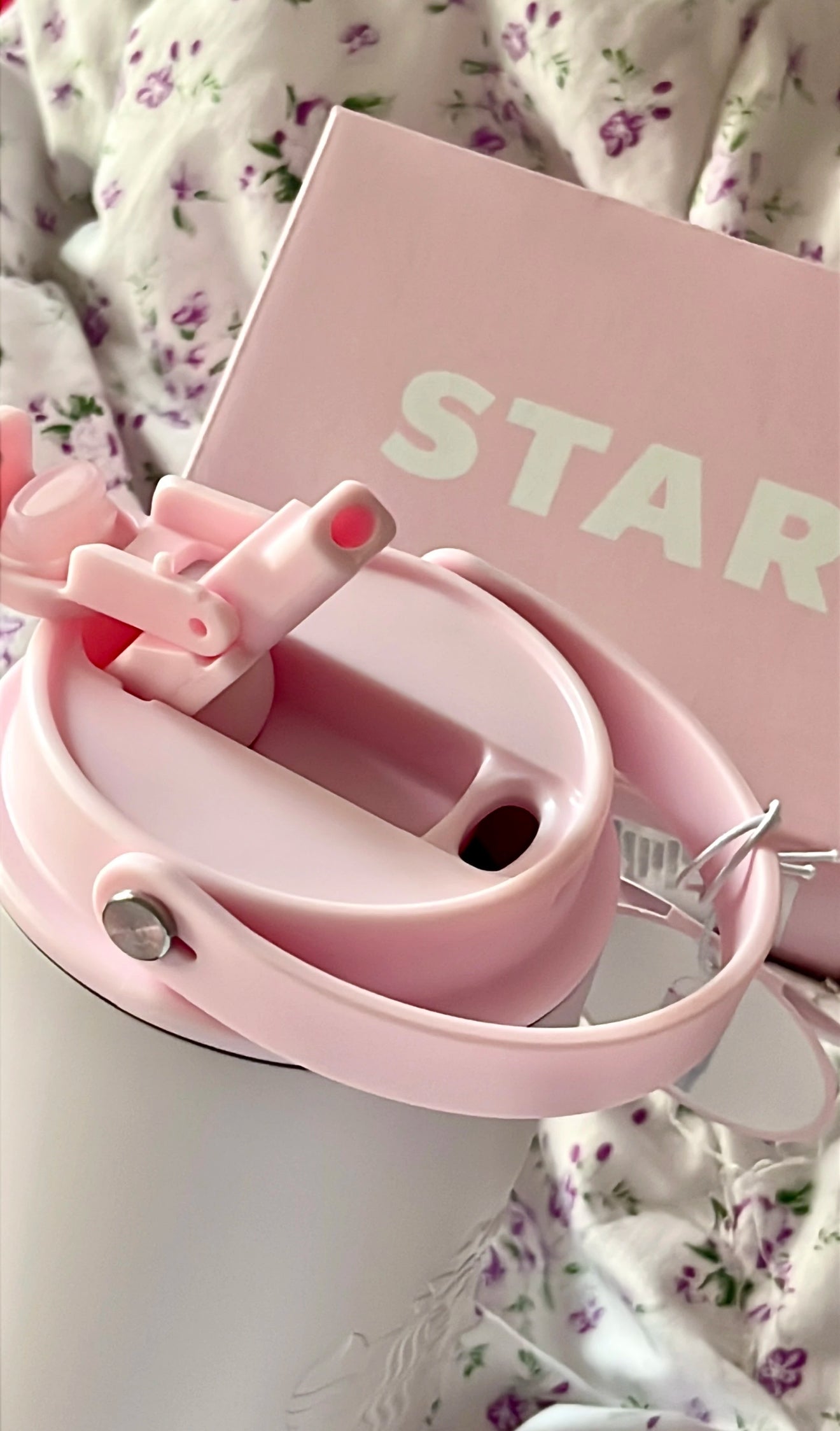 Starbucks Pink Top Handle Flasks