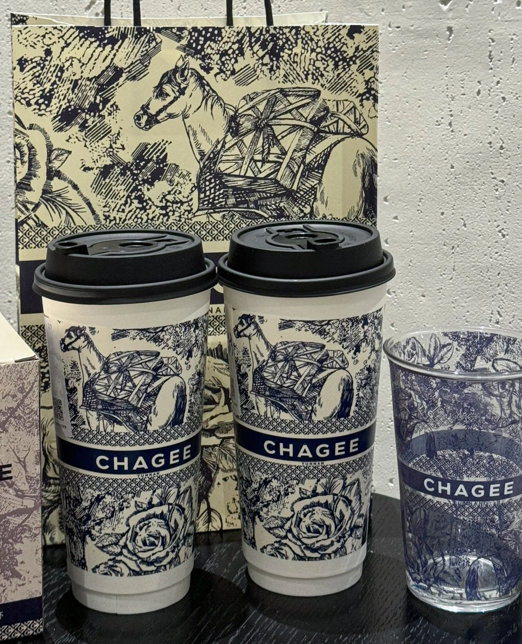Chagee Glass Cup