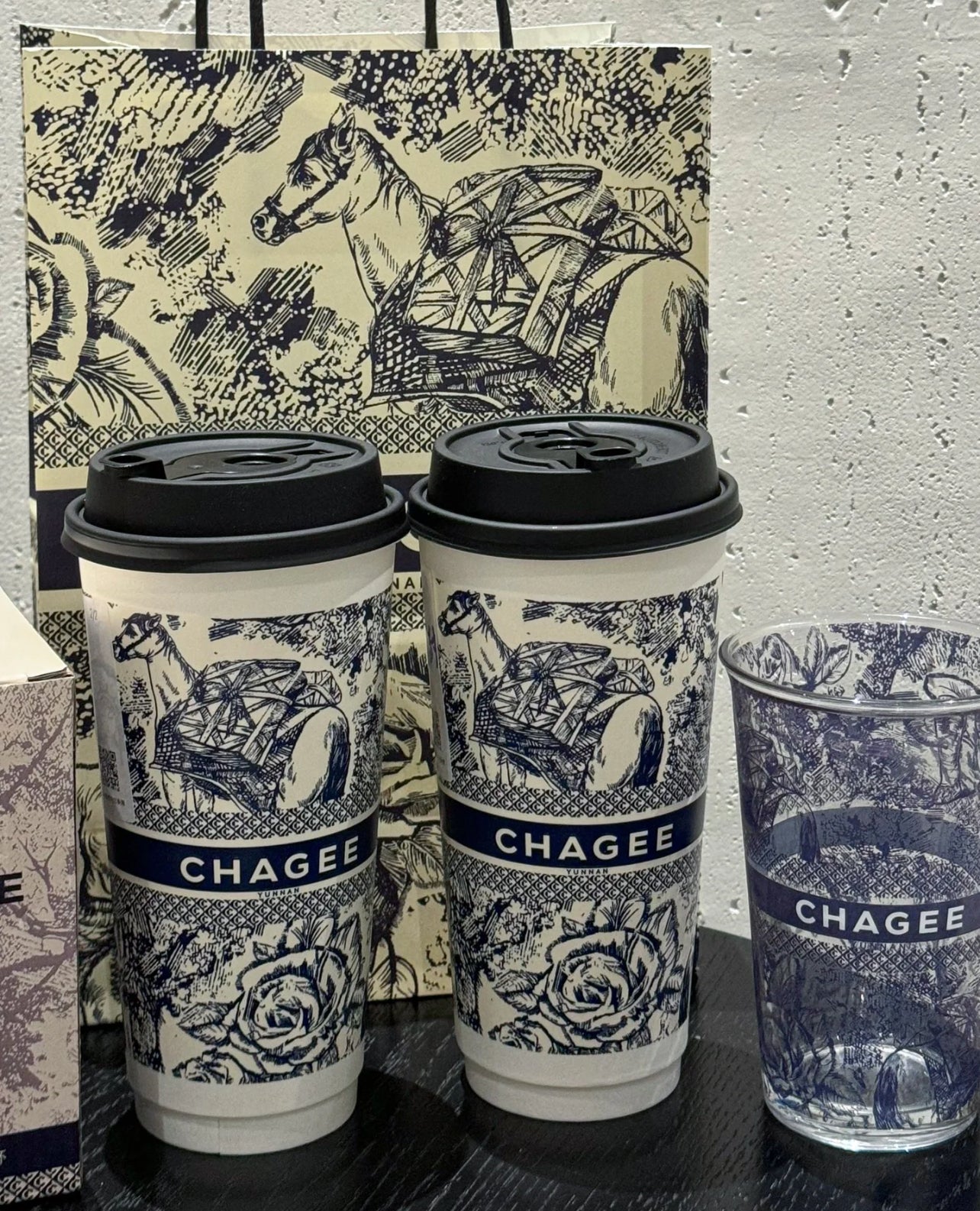 Chagee Glass Cup
