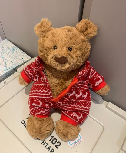 JellyCat Xmas Bartholomew Bear