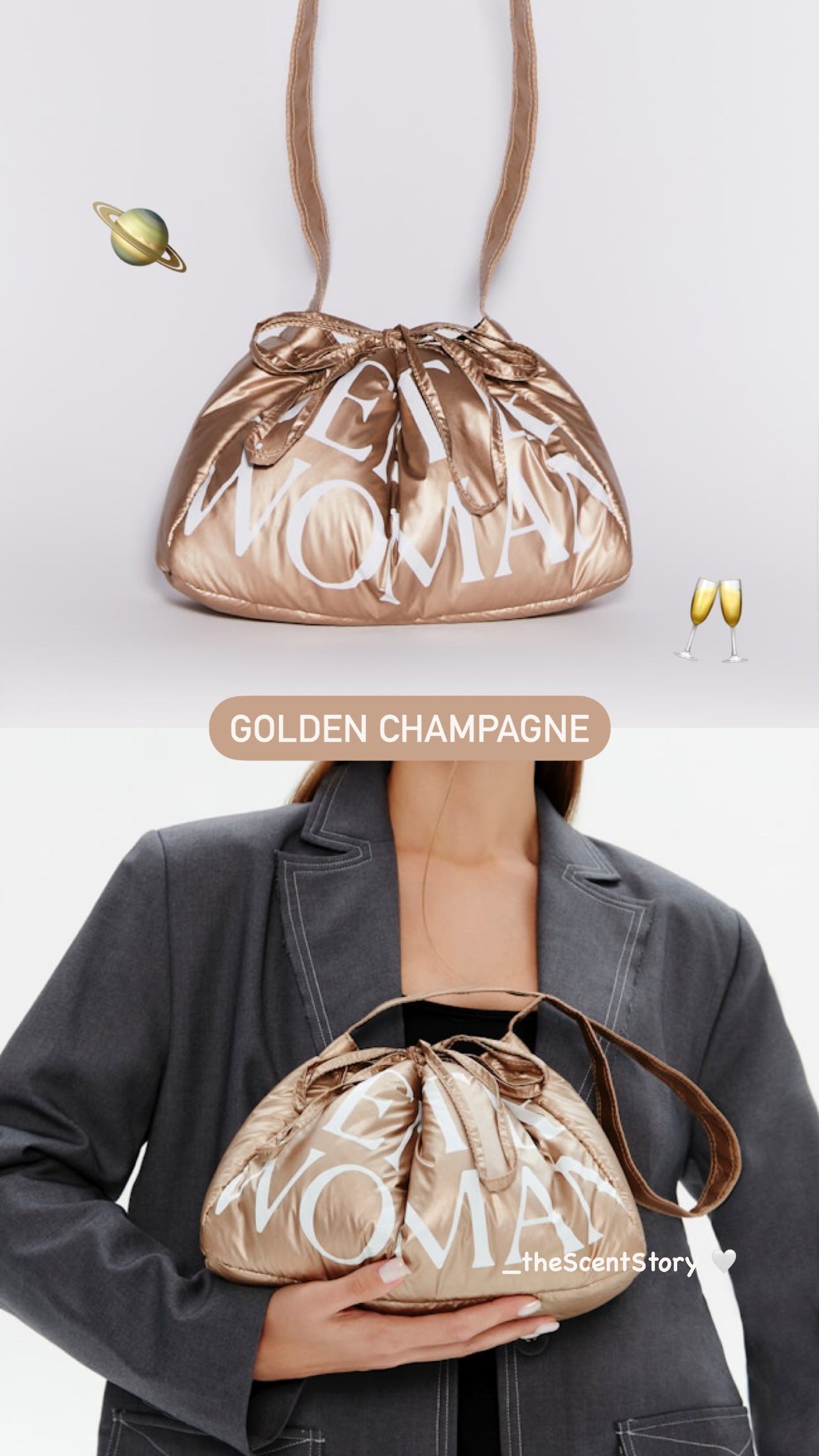 Gentlewoman Metallic Dumpling Bag