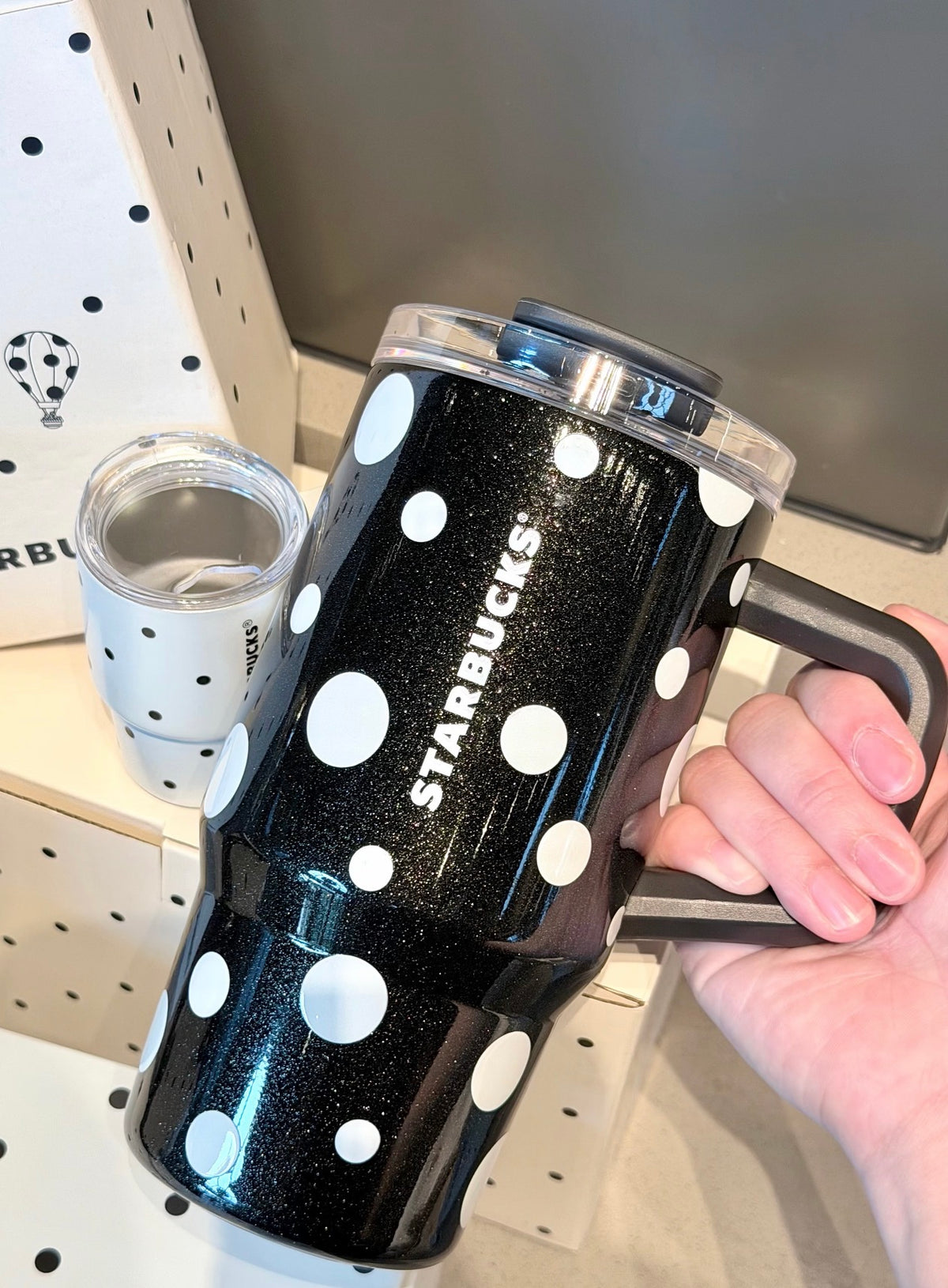 Starbucks x Polka Dots Black Tumblr