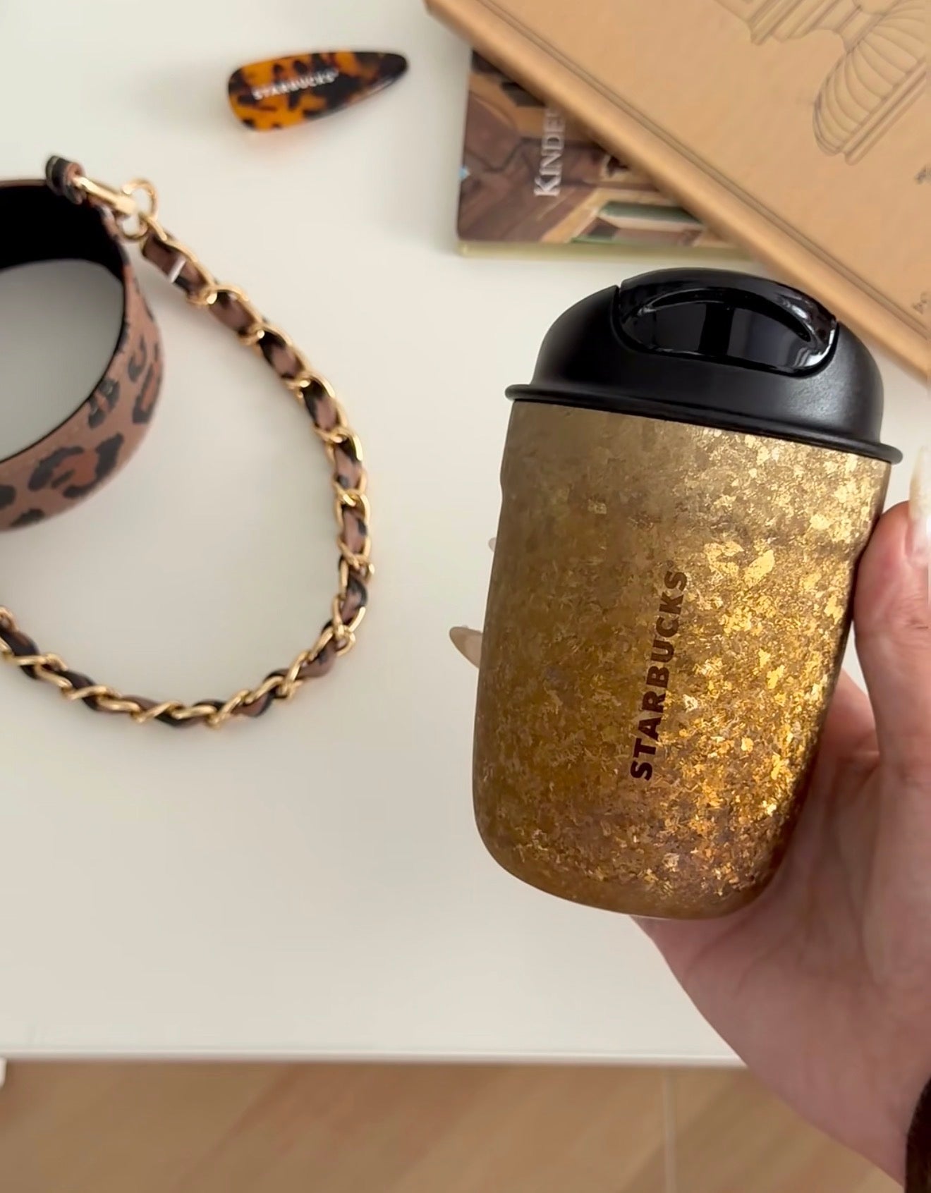 Starbucks Leopard Bling Chubby Tumblr