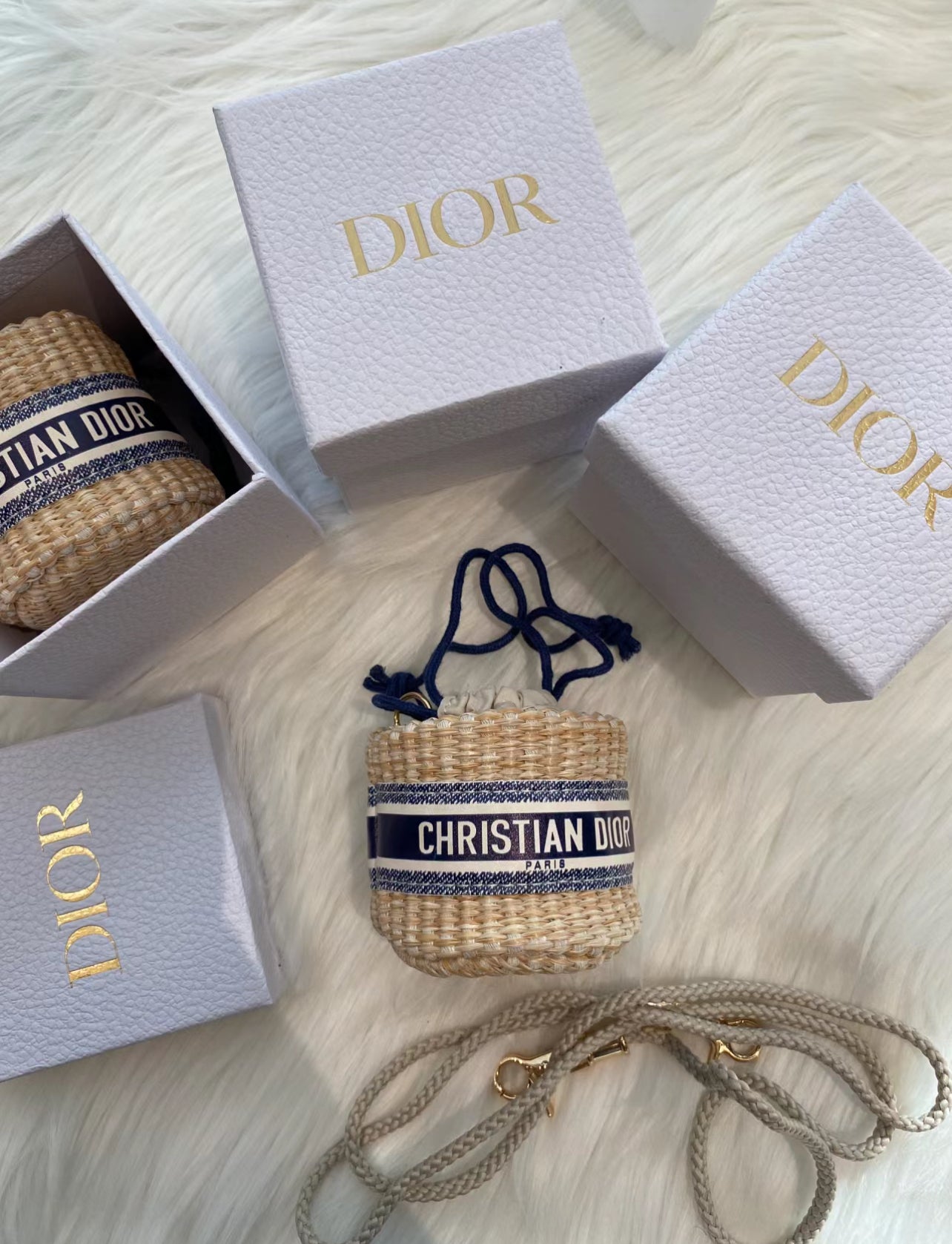 Dior Mini StrawBag