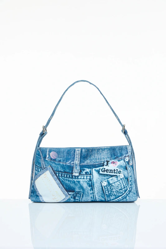 GentleWoman Heart Denim Shoulder Bag