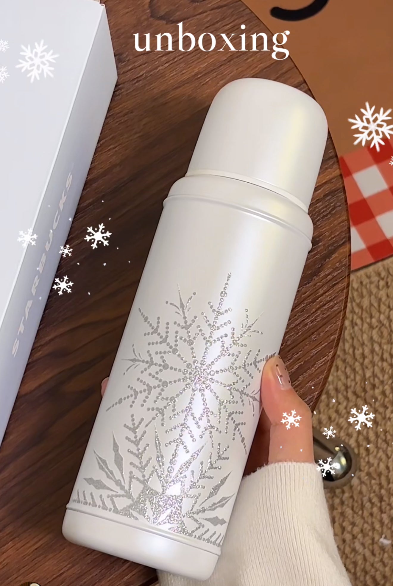 Starbucks Winter Frozen Thermos Tumblr